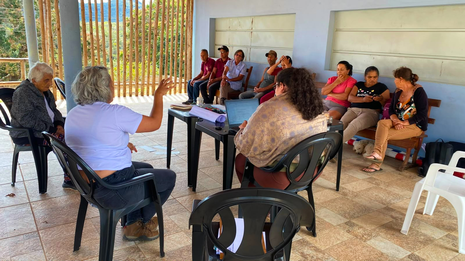 A comunidade de Macacos também finalizou a elaboração do protocolo biocultural. Foto: Assessoria jurídica da Terra de Direitos