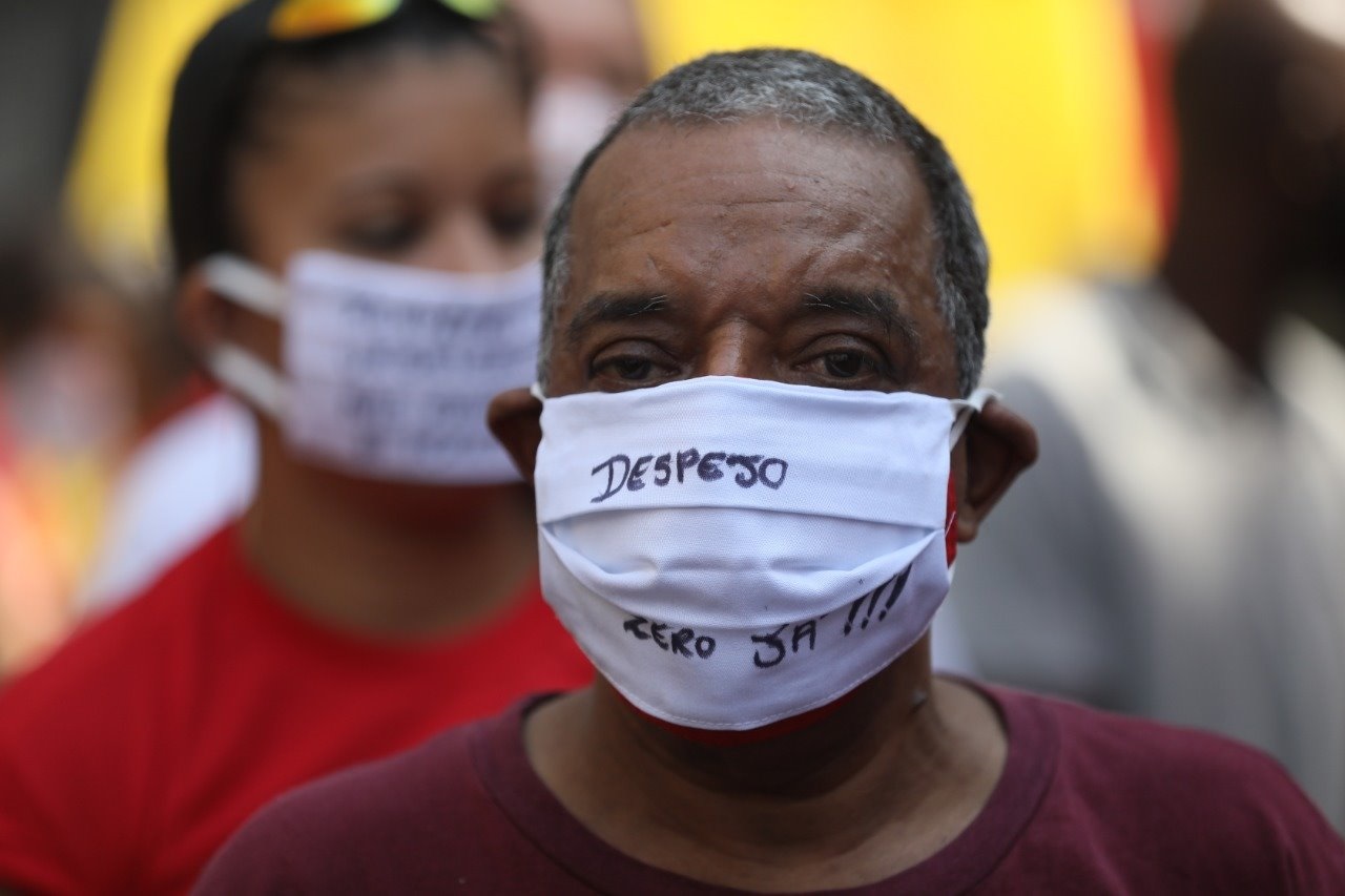 Criada por movimentos e organizações rurais e urbanas, a Campanha Despejo Zero tenta impedir a remoção de famílias no contexto da pandemia. Foto: Reprodução Facebook