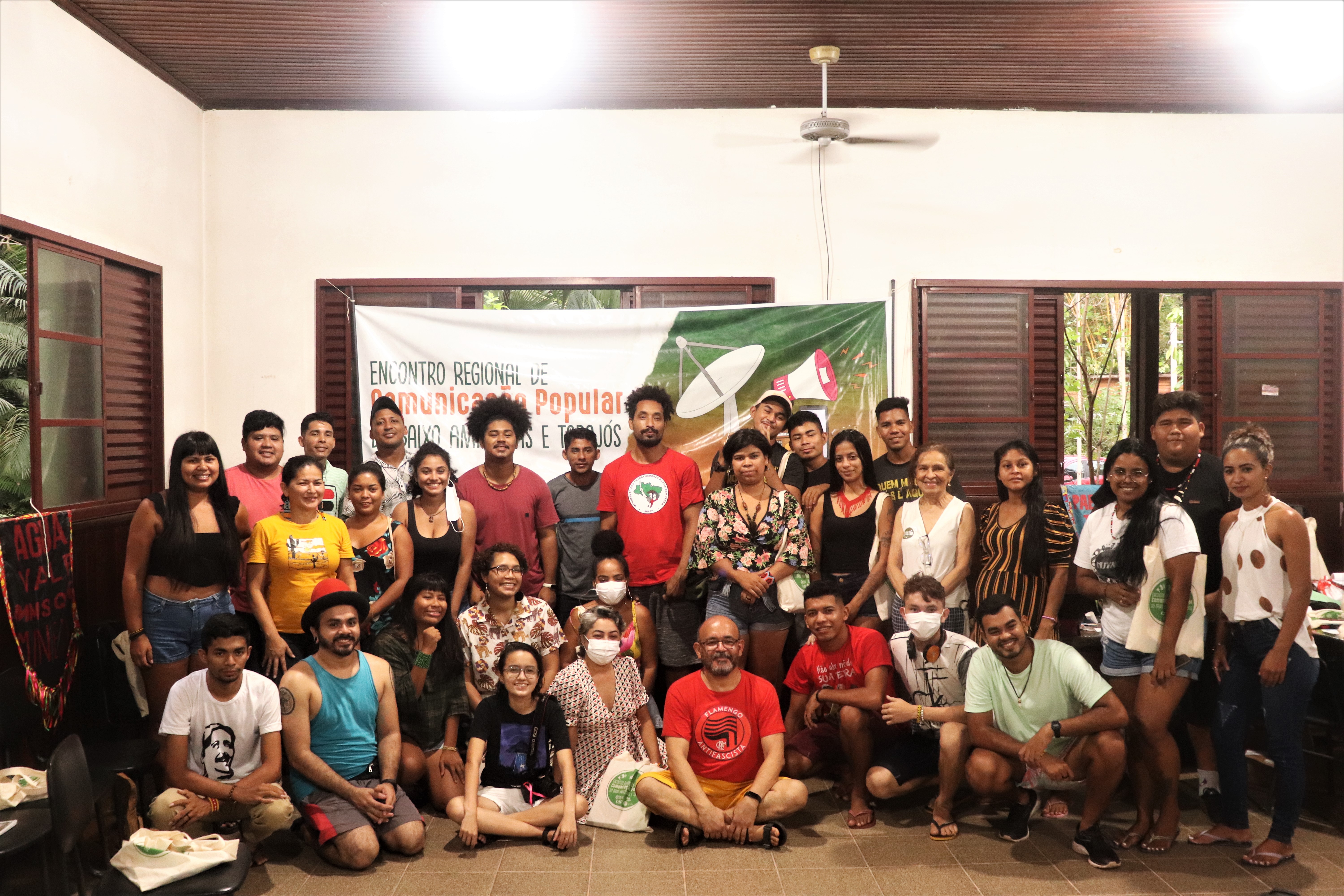 O encontro contou com a presença de comunicadores de coletivos, entidades e organizações com atuação na Amazônia (Foto: Lanna Ramos) 