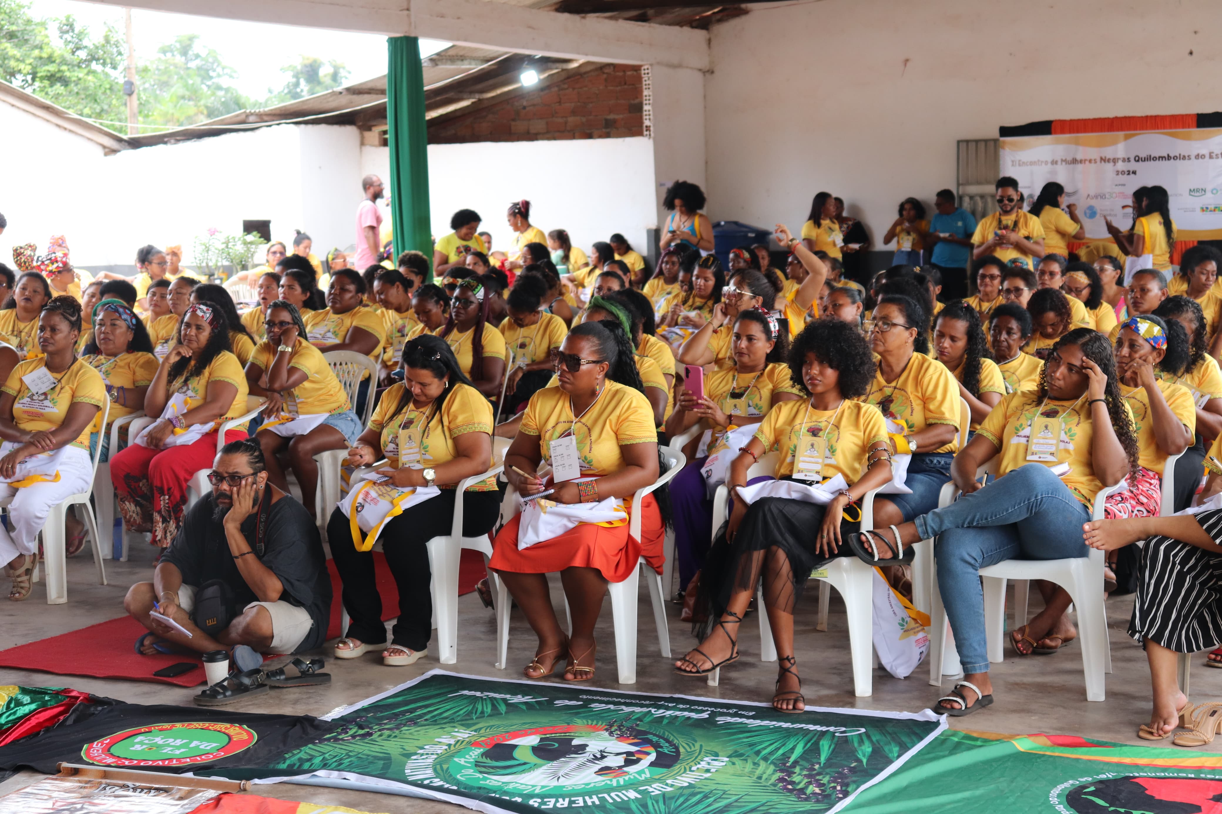 Cerca de 400 mulheres quilombolas de todo o Pará estiveram presentes em três dias de evento (Foto: Lanna Ramos)