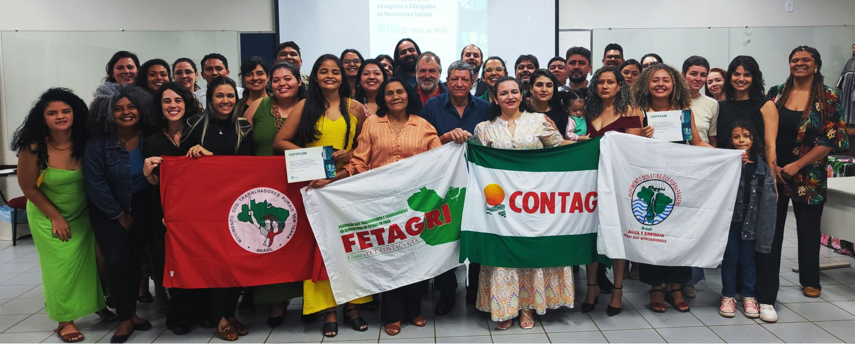 A formatura da 3º turma do Programa contou com participação de movimentos sociais parceiros e apoiadores do Programa de Formação. Foto: arquivo