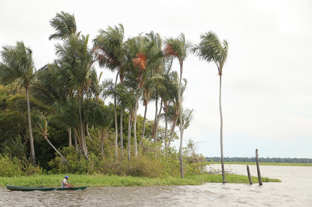 O Lago do Maicá, além de ser berçário de muitas espécies de peixes, é também fonte de renda e trabalho para comunidades que vivem no seu entorno./ Foto por Bob Barbosa