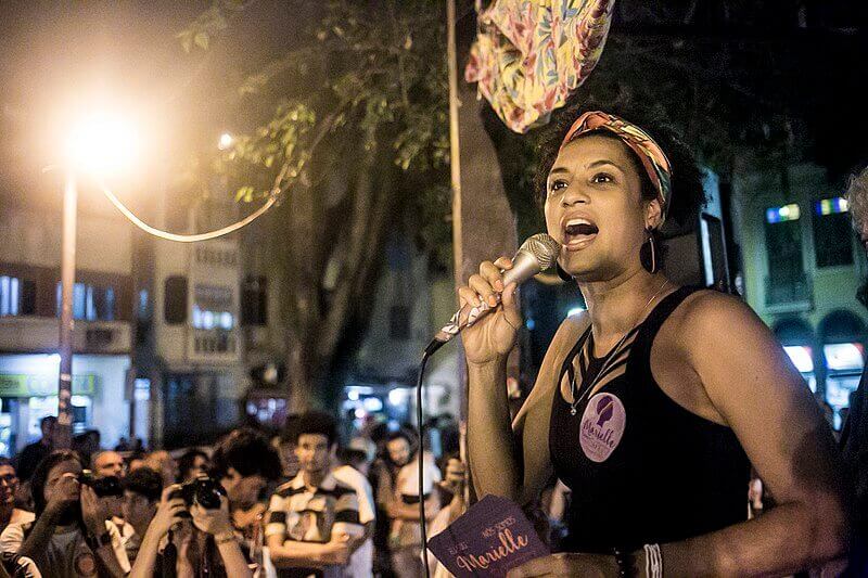 Marielle Franco em agosto de 2016. Foto: Wikimedia Commons.