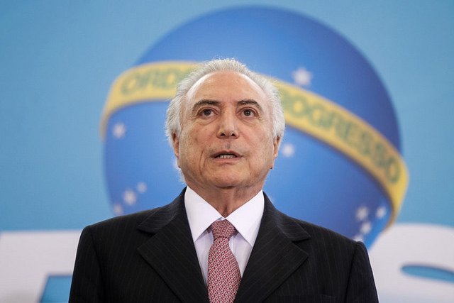 Michel Temer durante a cerimônia de Lançamento do Programa Nacional de Regularização Fundiária / Beto Barata/PR