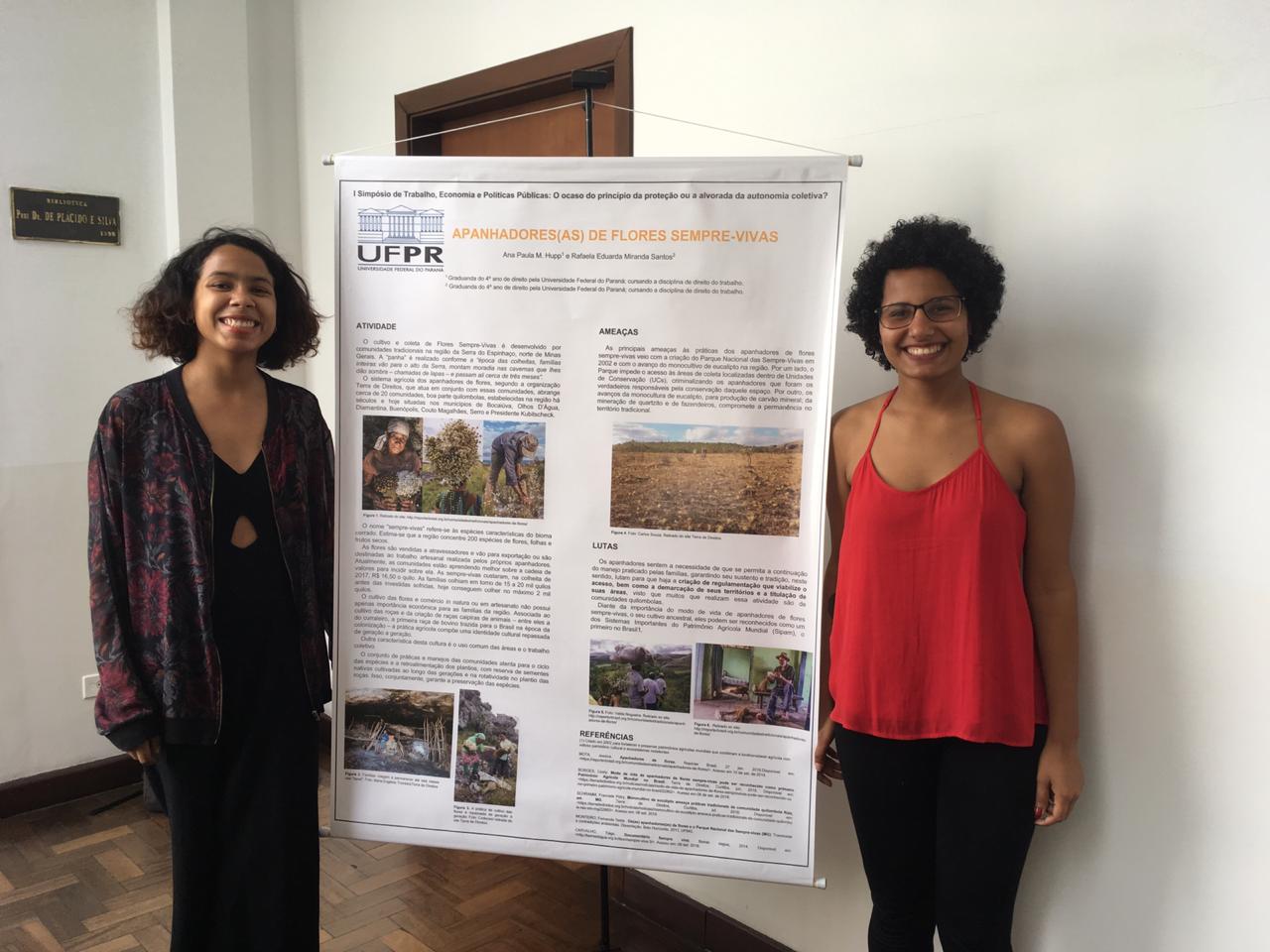 Experiência foi apresentada pelas estudantes Rafaela Eduarda e Ana Paula Hupp, estudantes da Turma Nilce de Souza Magalhães
