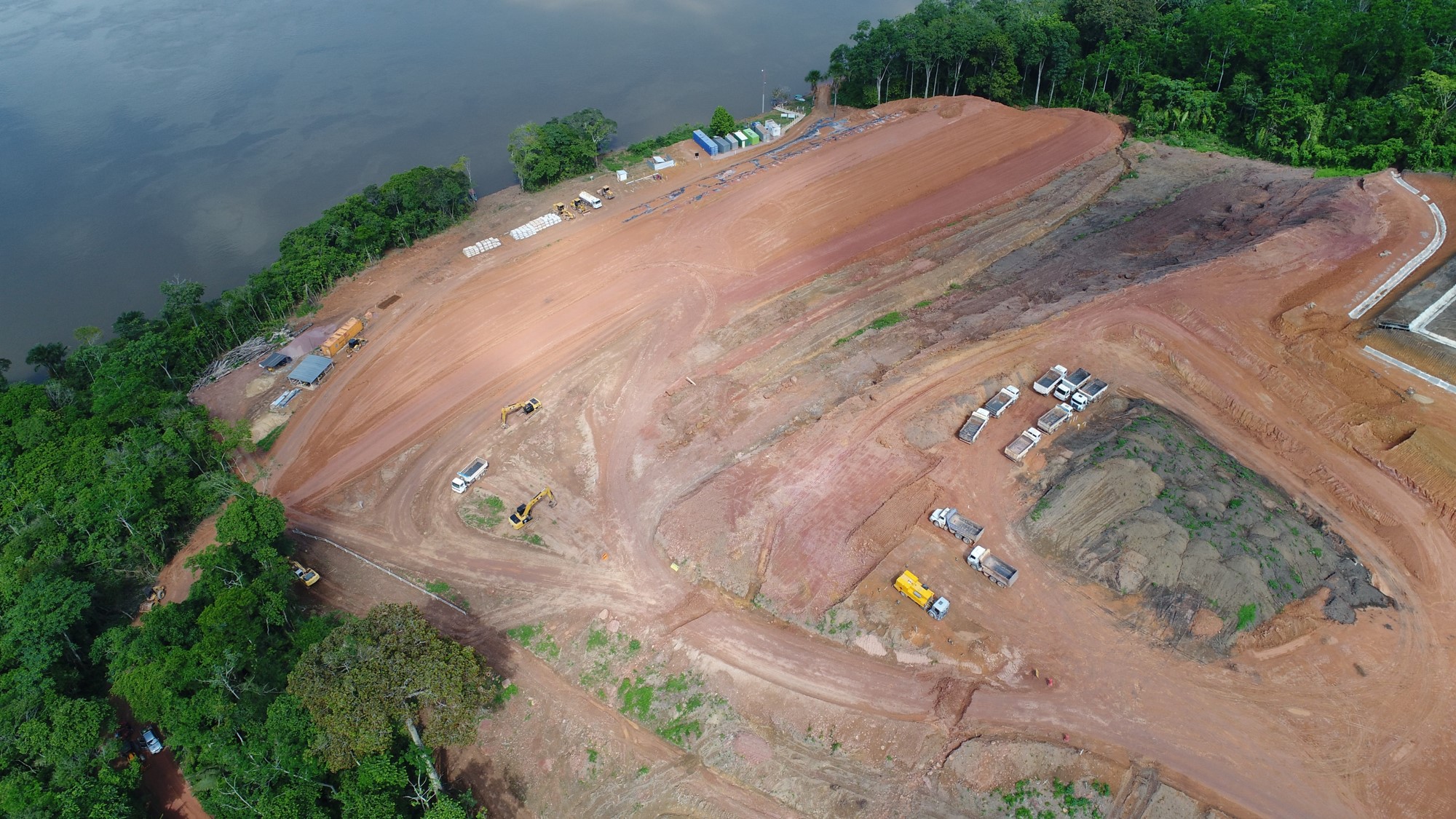 Obras do terminal portuário da empresa RTL estão suspensas até que estudo de impacto considere territórios indígenas impactados / Foto: Arthur Massuda/Terra de Direitos