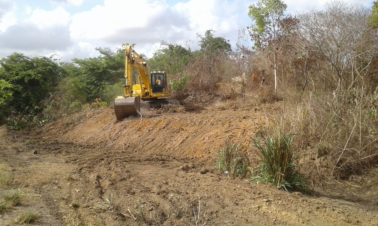 Em 2017, máquinas para duplicação da BR 135 chegaram nos quilombos antes que comunidade tivesse sido previamente consultada 