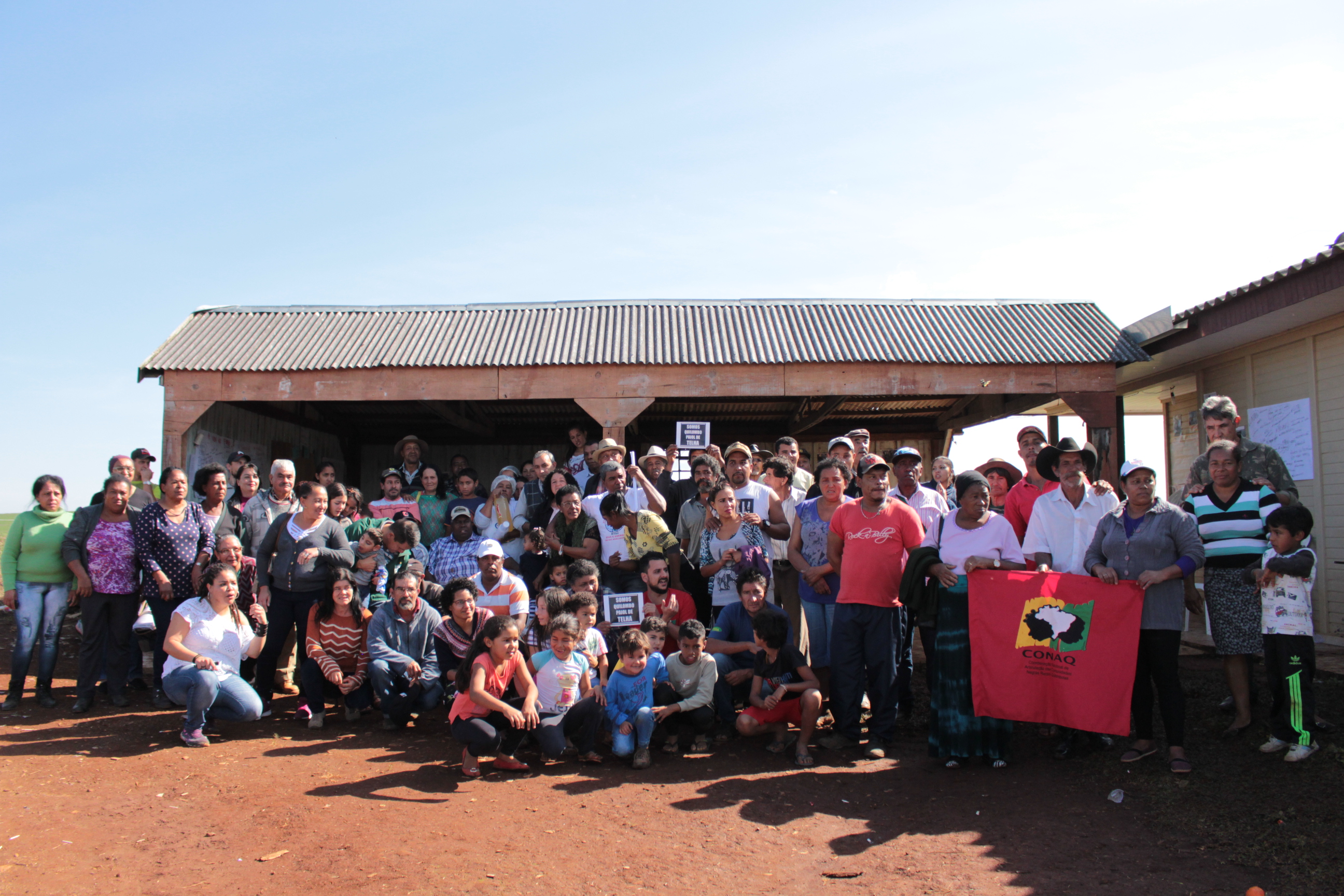 Famílias do Paiol de Telha reivindicam também a permanência em uma terceira área, ocupada desde 2017. / foto: Franciele Petry