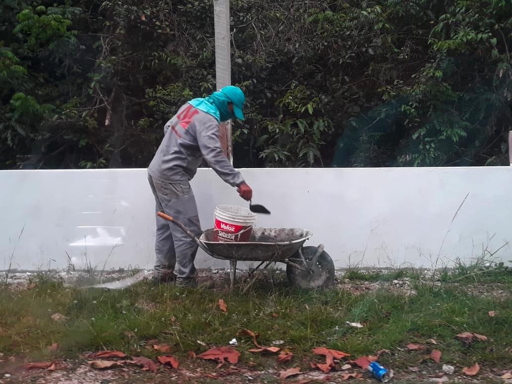 Obras continuaram mesmo em meio à pandemia, expondo em risco os trabalhadores da Prefeitura e quilombolas.