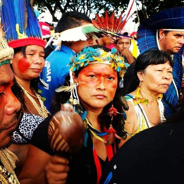 A pesquisa da jovem indígena Borari aborda temas a invisibilização dos povos indígenas e violações de seus direitos. Foto: acervo pessoal