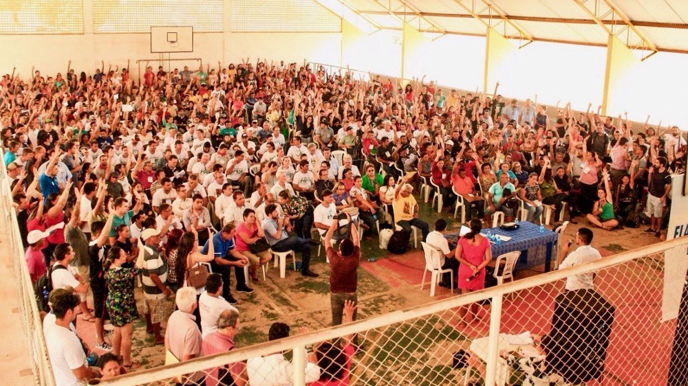 Conferência de revisão do plano diretor, ao final de 2017. Foto:  Daniel Gutierrez