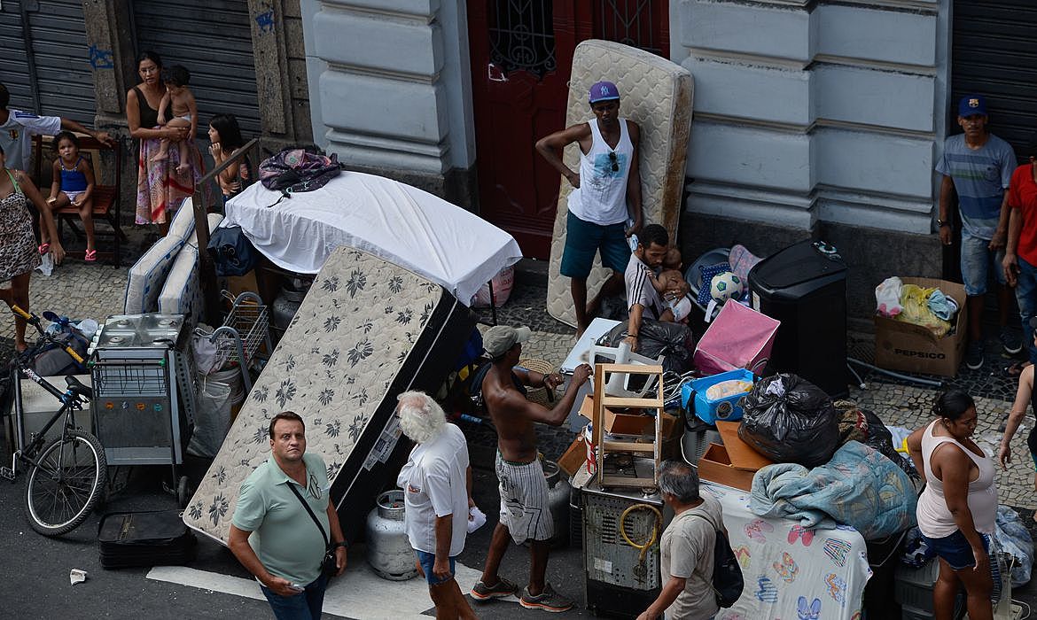 Campanha congrega movimentos e organizações urbanas e rurais contra despejos e remoções. Foto: Tãnia Rego/ Agência Brasil