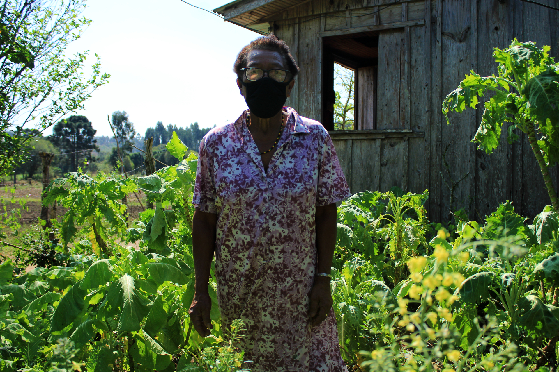 Quilombola da comunidade Serra do Apon, localizada em Castro (PR). As famílias aguardar a titulação do território tradicional. Foto: Lizely Borges