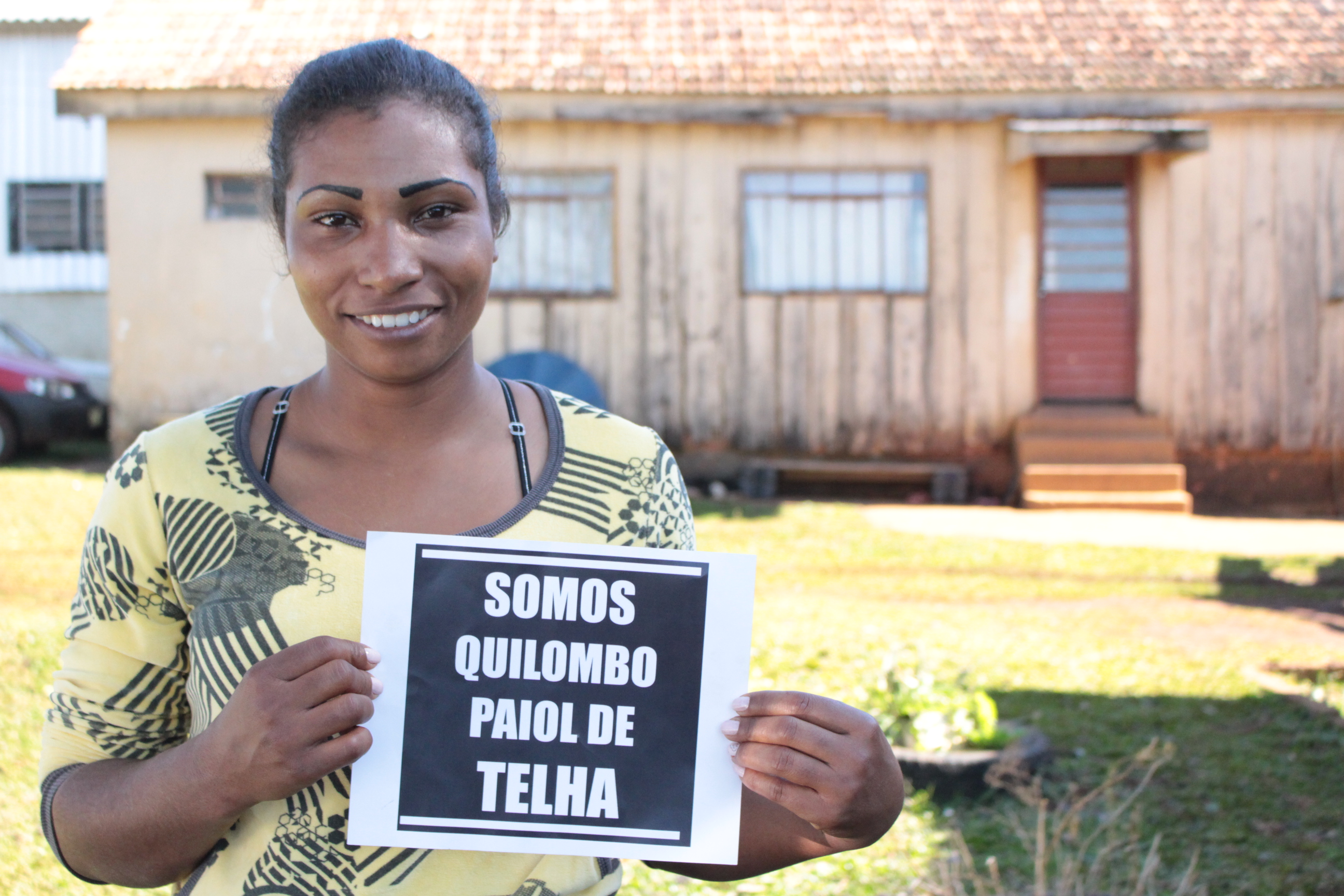 Integrante da Comunidade, Jucimeri avalia que novas áreas trarão maior qualidade de vida às famílias. Foto: Franciele Petry